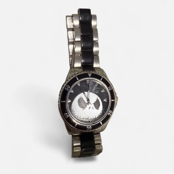 Disney Nightmare Before Christmas Jack Black and Silver Dive Watch - Picture 1 of 5
